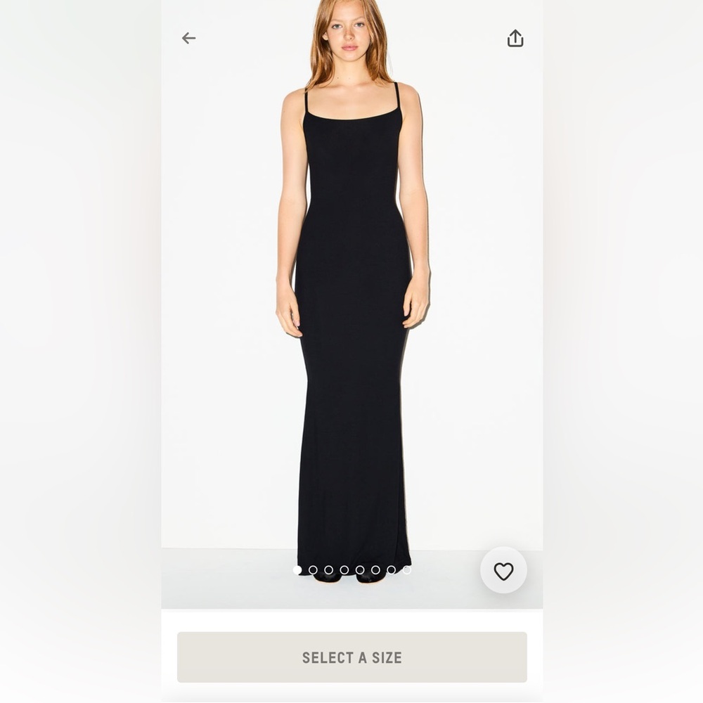 Skims black dress